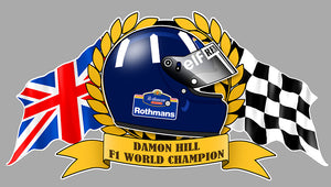 STICKER DAMON HILL - HA172