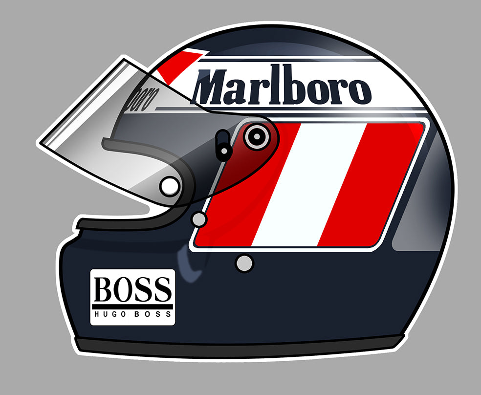 STICKER GERHARD BERGER - HA194