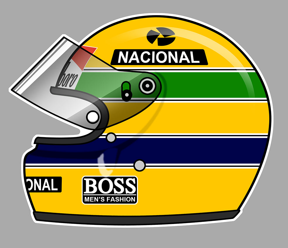 STICKER AYRTON SENNA - HA206