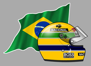 STICKER AYRTON SENNA - HA207