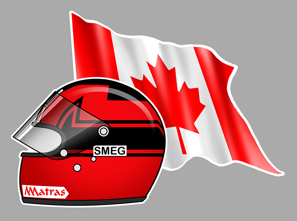STICKER GILLES VILLENEUVE - HA216