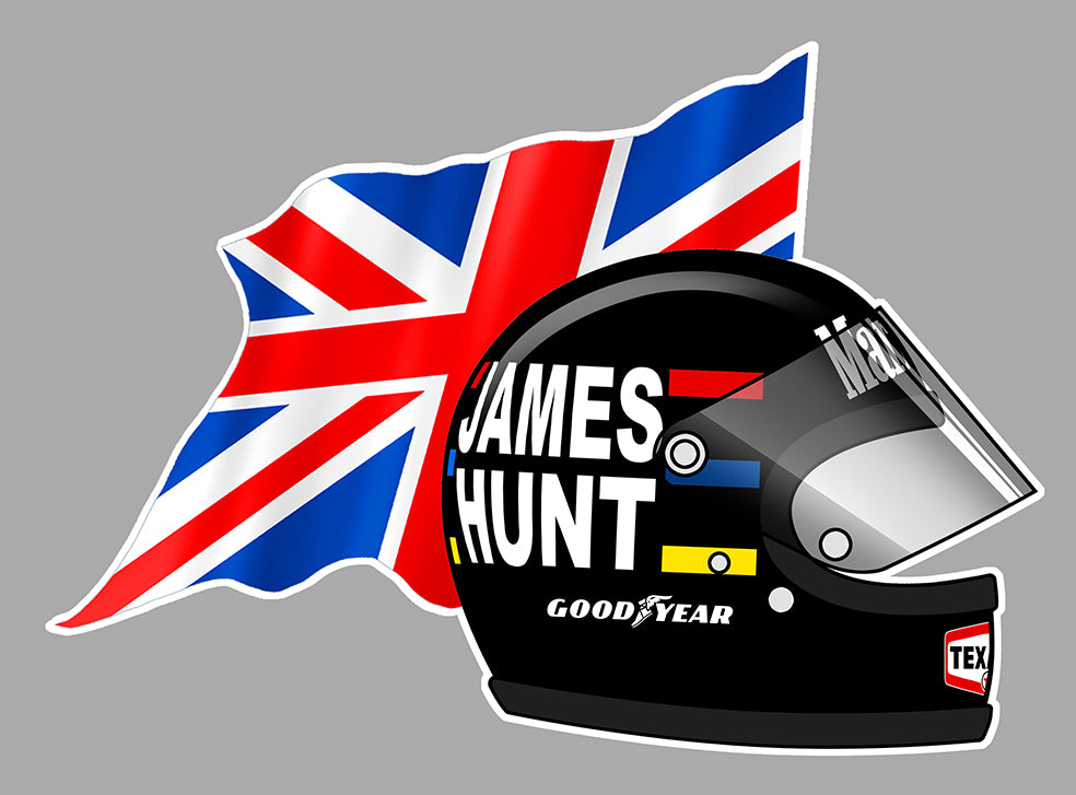 STICKER JAMES HUNT - HA218