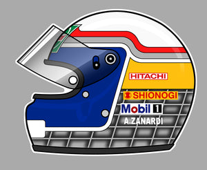 STICKER ALESSANDRO ZANARDI - HB017