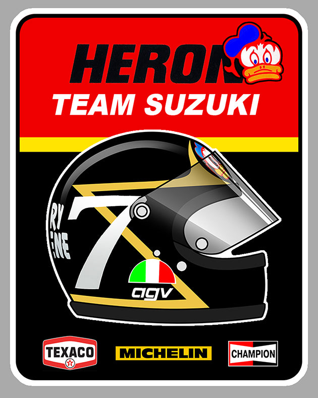 STICKER CONTINENTAL CIRCUS SHEENE SUZUKI HERON - HB078