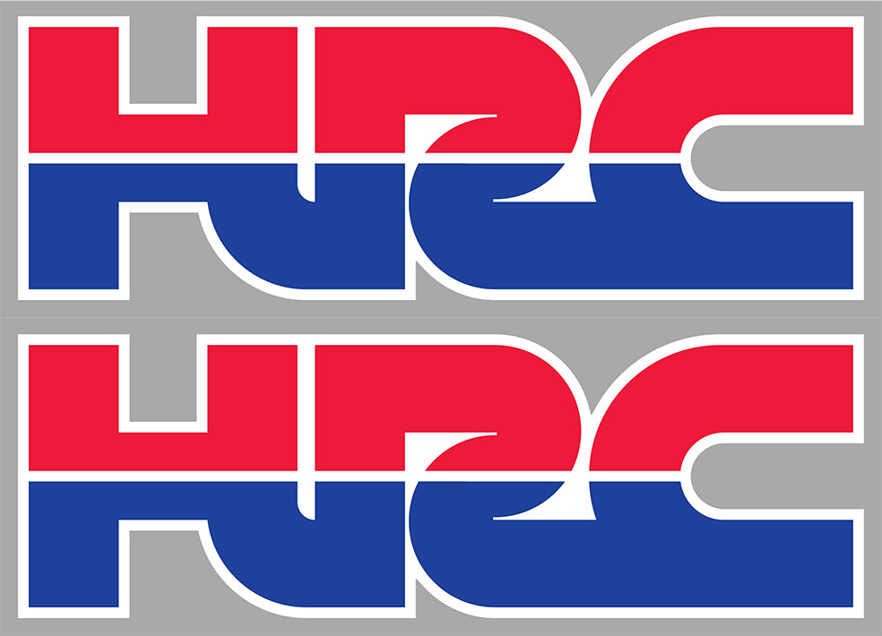 2 X STICKER HONDA HRC - HB082