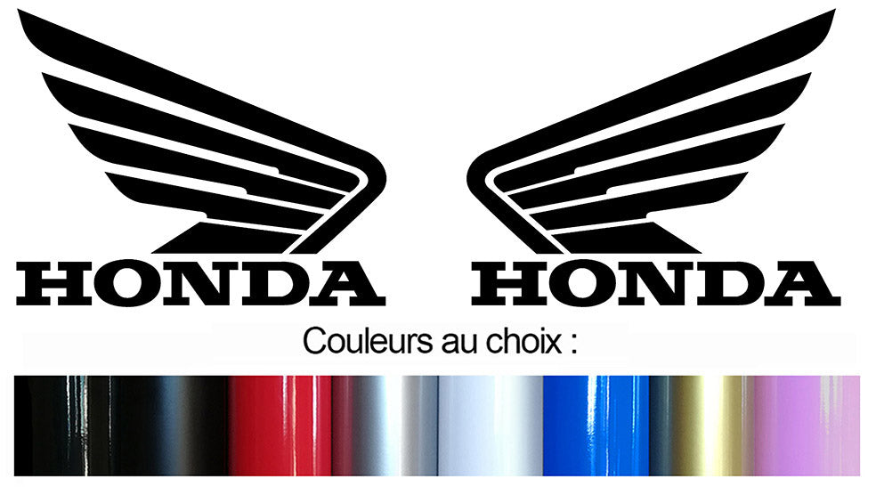 2 X STICKER HONDA - HB087+88