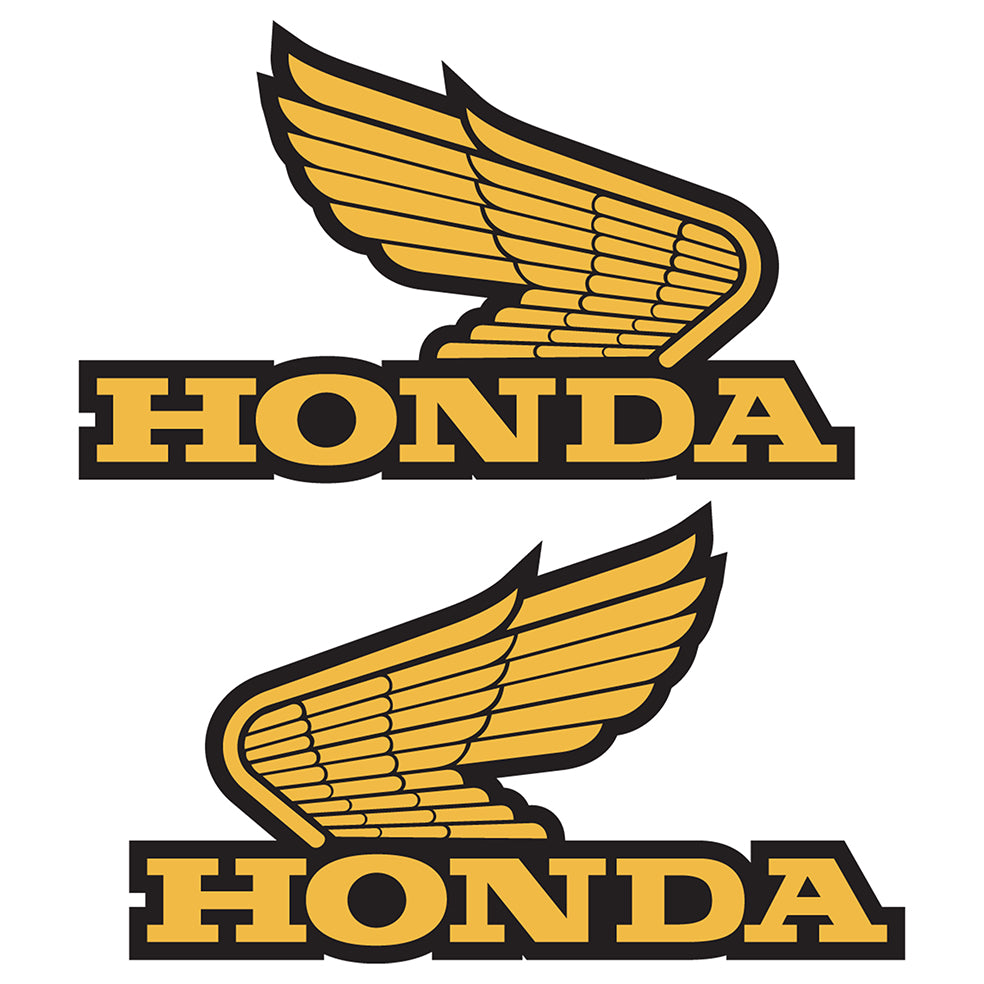 2 X STICKER HONDA - HB088GD