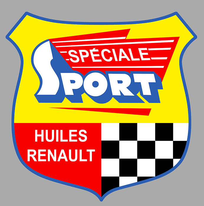 STICKER RENAULT HUILES - HB168
