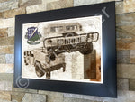 ART PRINT "DA VINCI" - HUMMER H1 - Ref : DV025