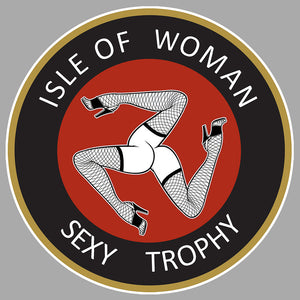 STICKER TT ISLE OF WOMAN SEXY - IA094