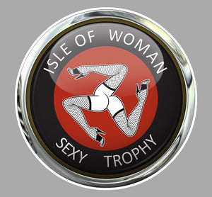 STICKER TT ISLE OF WOMAN SEXY - IA095