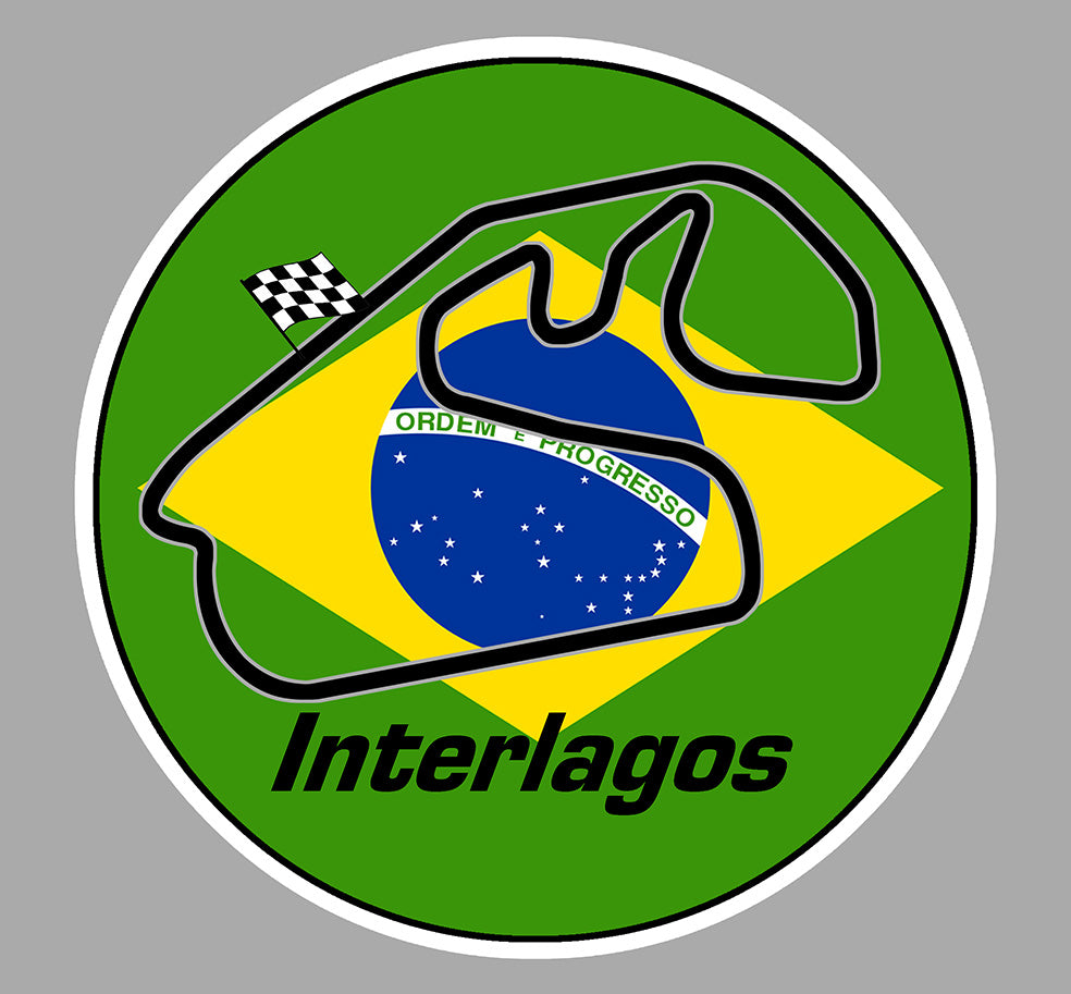 STICKER CIRCUIT INTERLAGOS - IA098