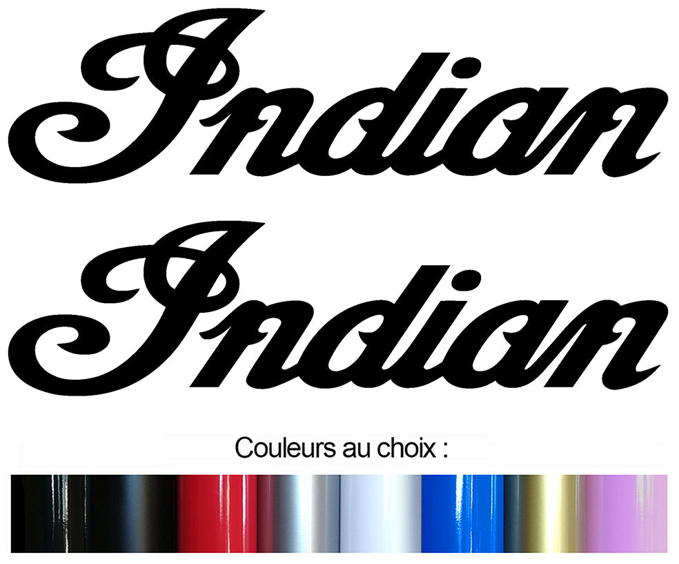 2 X STICKER INDIAN - IA104