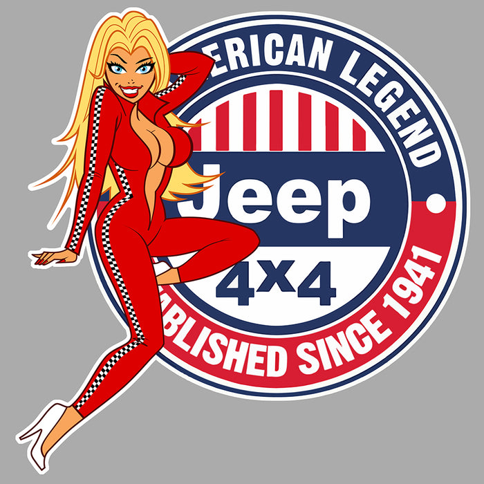 Sticker Jeep JA082 – Adesivo autoadesivo