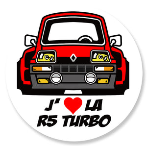 STICKER RENAULT 5 TURBO - JA100