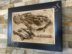 ART PRINT "DA VINCI" - JAGUAR TYPE E - Ref : DV029