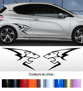 2 X STICKER PEUGEOT SPORT - LA071
