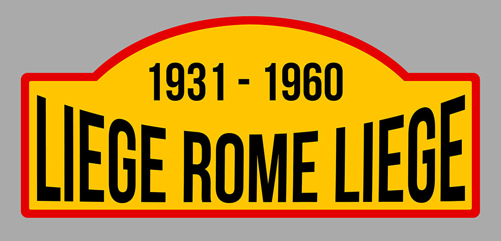 STICKER CIRCUIT RALLYE LIEGE ROME LIEGE - LA089
