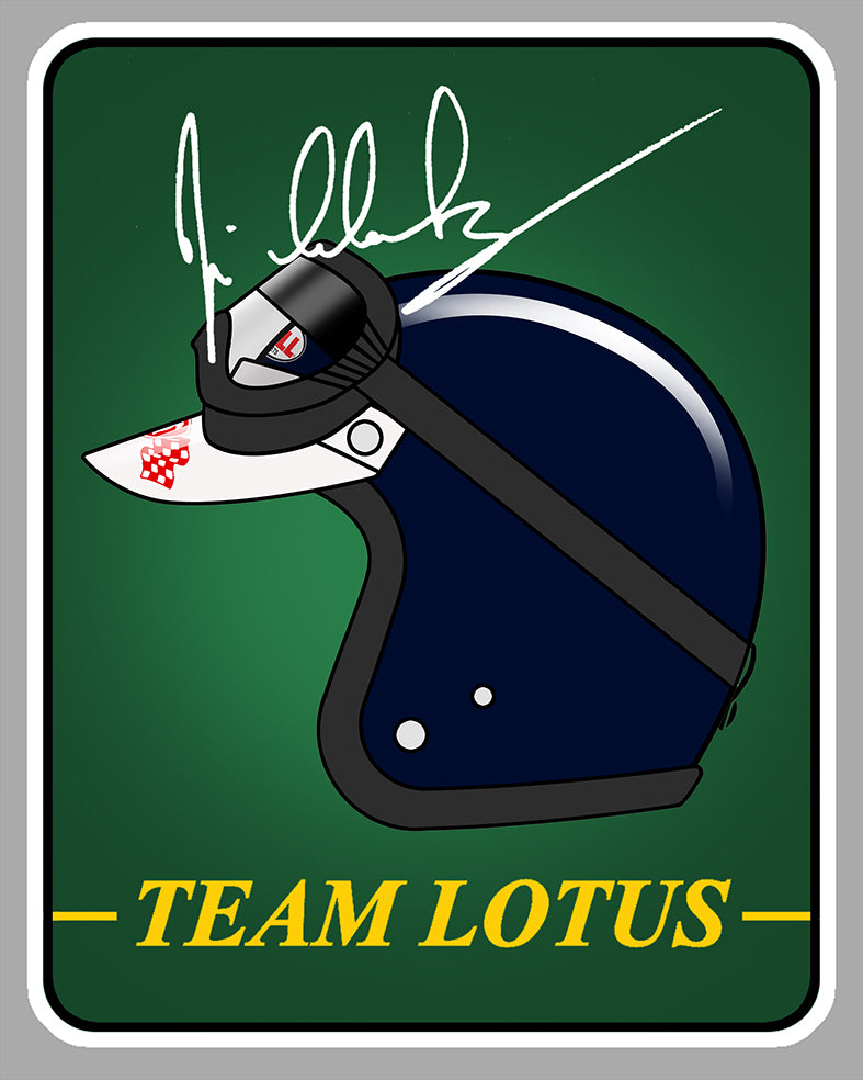 STICKER JIM CLARK LOTUS - LA145