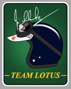 STICKER JIM CLARK LOTUS - LA145