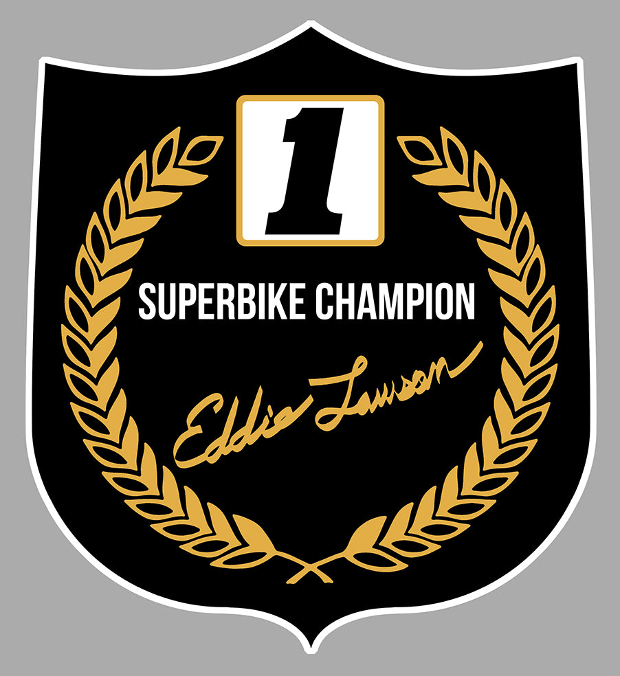 STICKER CONTINENTAL CIRCUS EDDIE LAWDON SUPERBIKE- LA151