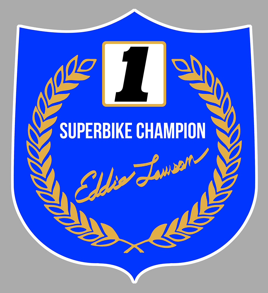 STICKER CONTINENTAL CIRCUS EDDIE LAWDON SUPERBIKE- LA152