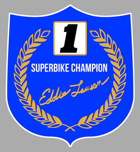 STICKER CONTINENTAL CIRCUS EDDIE LAWDON SUPERBIKE- LA152