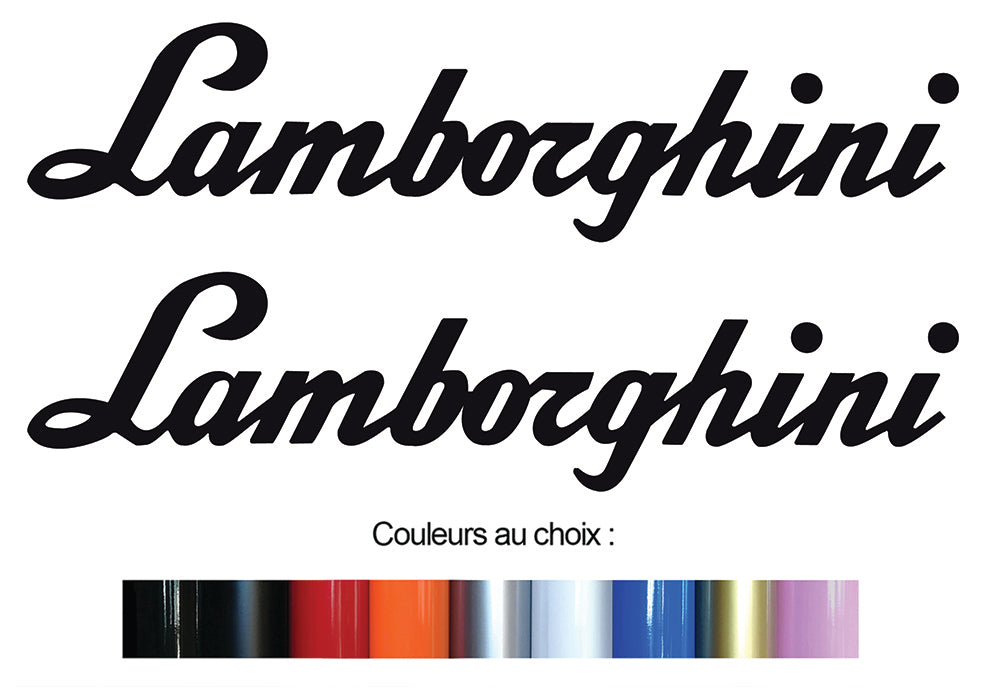 2 X STICKER LAMBORGHINI - LA169