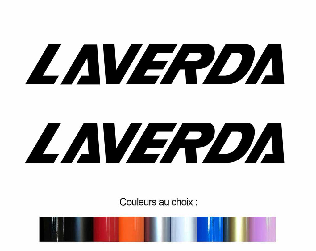 2 X STICKER LAVERDA - LB032
