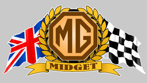 Sticker MG Midget MA045 – Adesivo adesivo