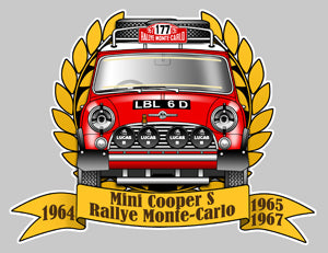 Sticker Austin Mini Cooper MA105 – Aufkleber