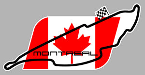 STICKER CIRCUIT MONTREAL GILLES VILLENEUVE - MA159