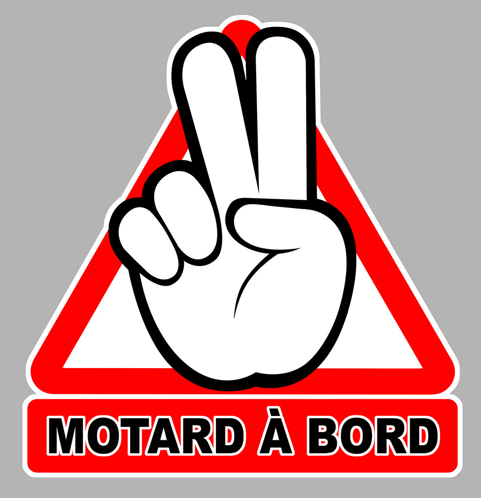 STICKER MOTARD A BORD - MA181