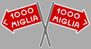 STICKER CIRCUIT 1000 MIGLIA - MB047