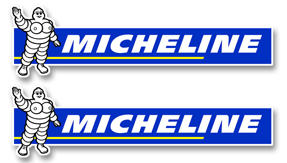 2 X STICKER MICHELIN MICHELINE - MB128