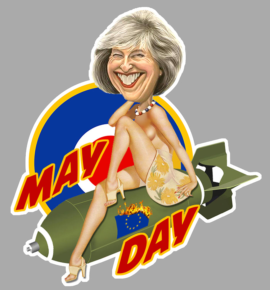 STICKER MAYDAY BOMB - MB189