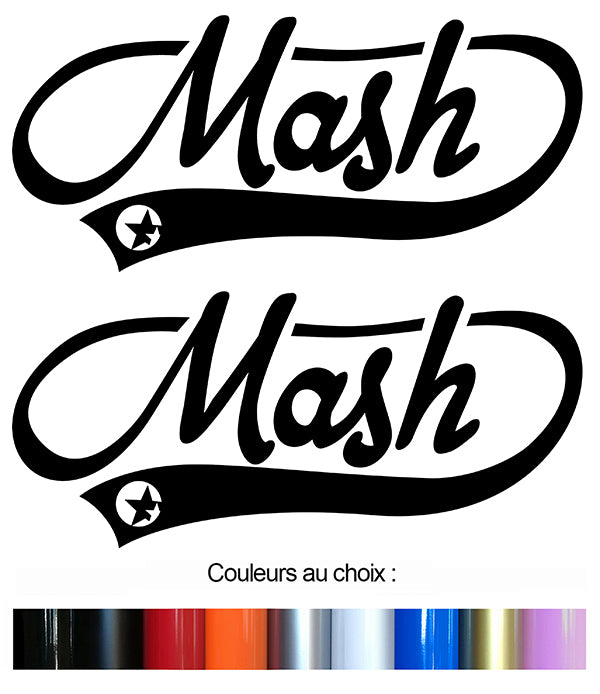 2 X STICKER MASH - MB202