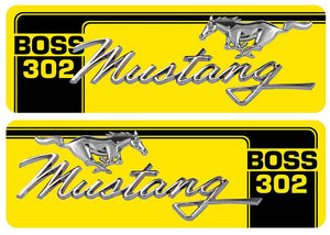 2 X STICKER FORD MUSTANG - MC032