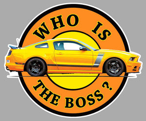 STICKER FORD MUSTANG BOSS - MC035