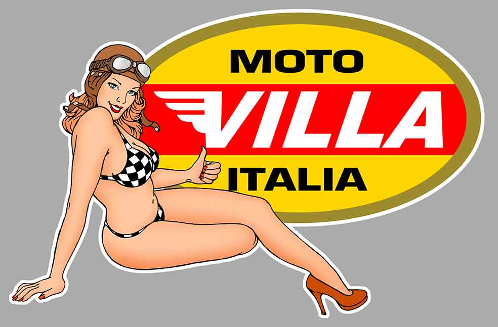 STICKER MOTO VILLA - MC042