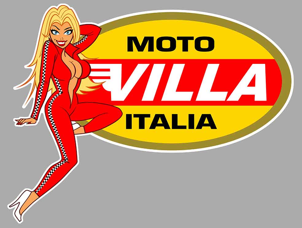 STICKER MOTO VILLA - MC044