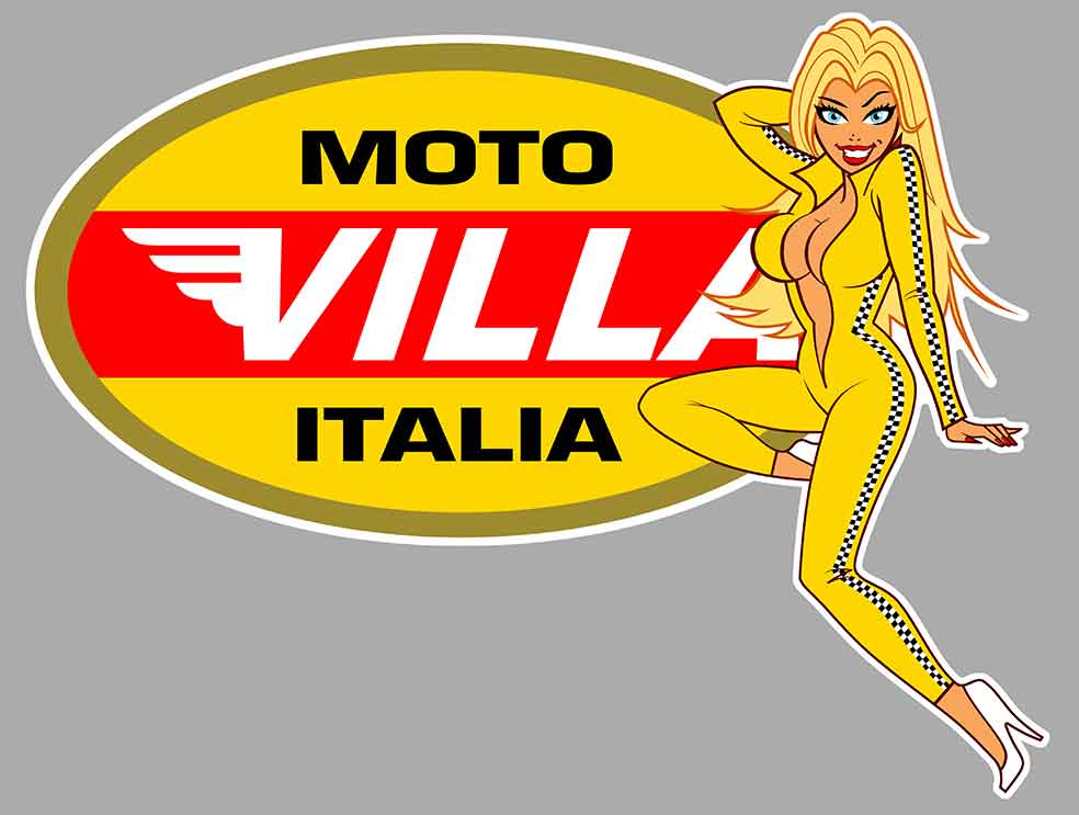 STICKER MOTO VILLA - MC045