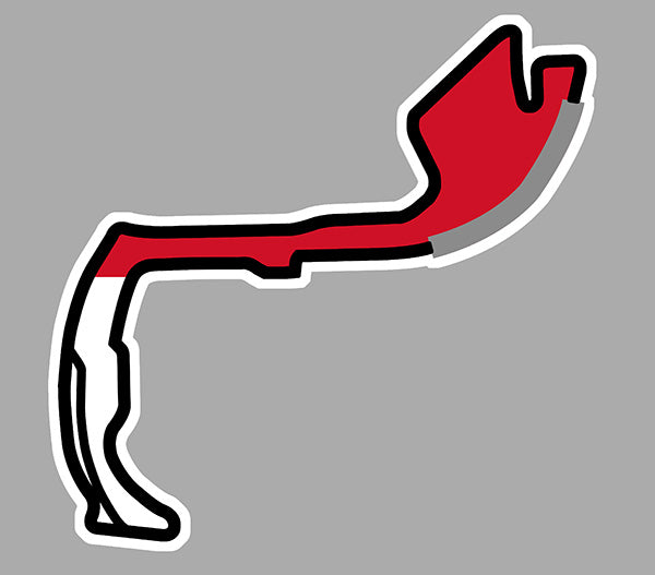 STICKER CIRCUIT MONACO - MC073
