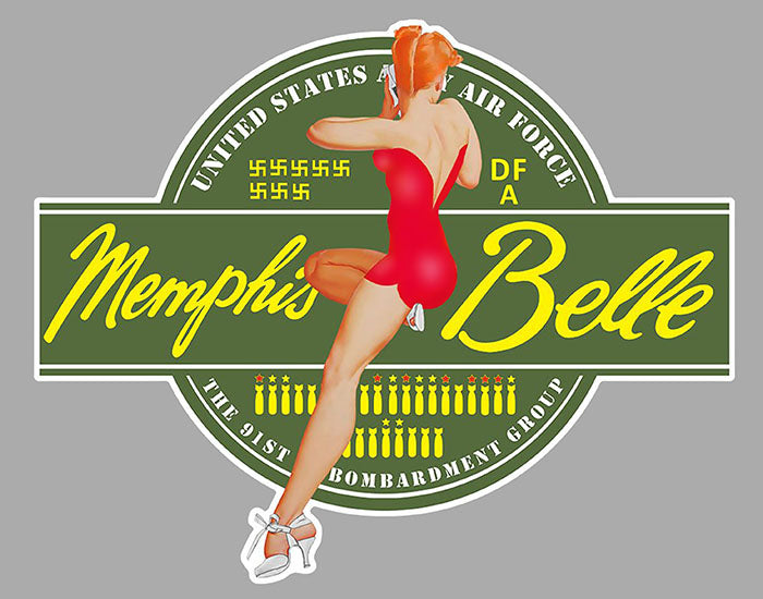 STICKER PINUP MENPHIS BELLE - MC138