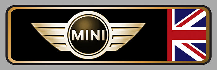 Aufkleber Austin Mini Cooper MC142 – Selbstklebender Aufkleber