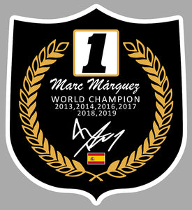 STICKER CONTINENTAL CIRCUS MARC MARQUEZ - MC190