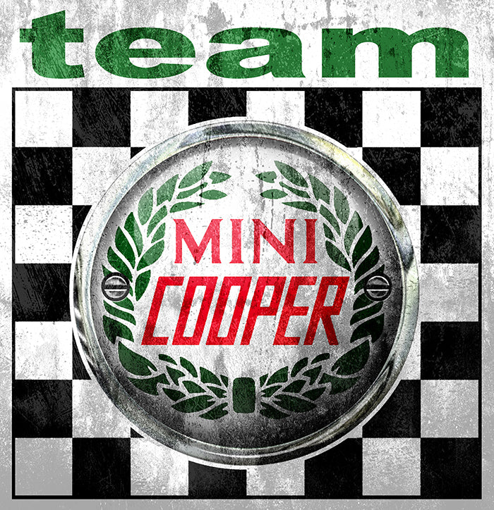 Sticker Austin Mini Cooper MC196 – Aufkleber