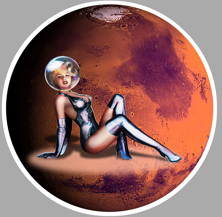STICKER PINUP MARS - MD019
