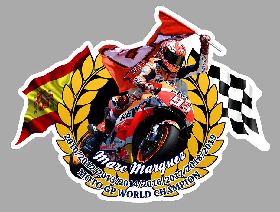 STICKER CONTINENTAL CIRCUS MARC MARQUEZ HONDA - MD052