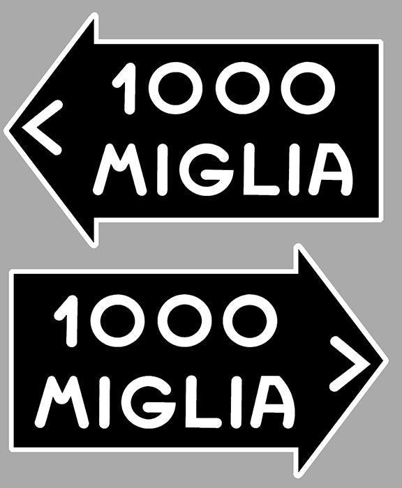 2 X STICKER CIRCUIT 1000 MIGLIA - MD062